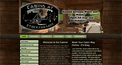 Desktop Screenshot of cabinsatstocktonlake.com